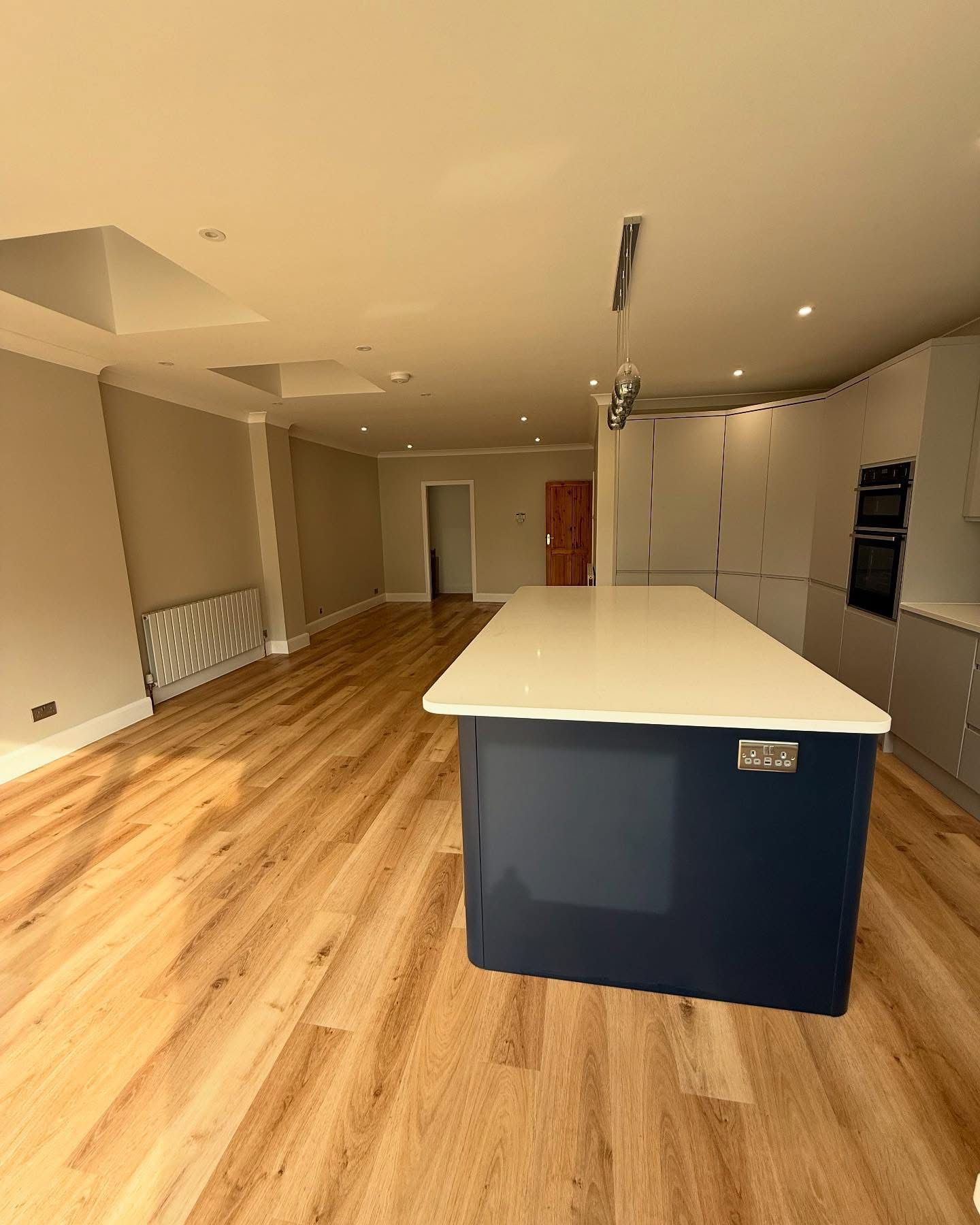 Modern kitchen LVT install