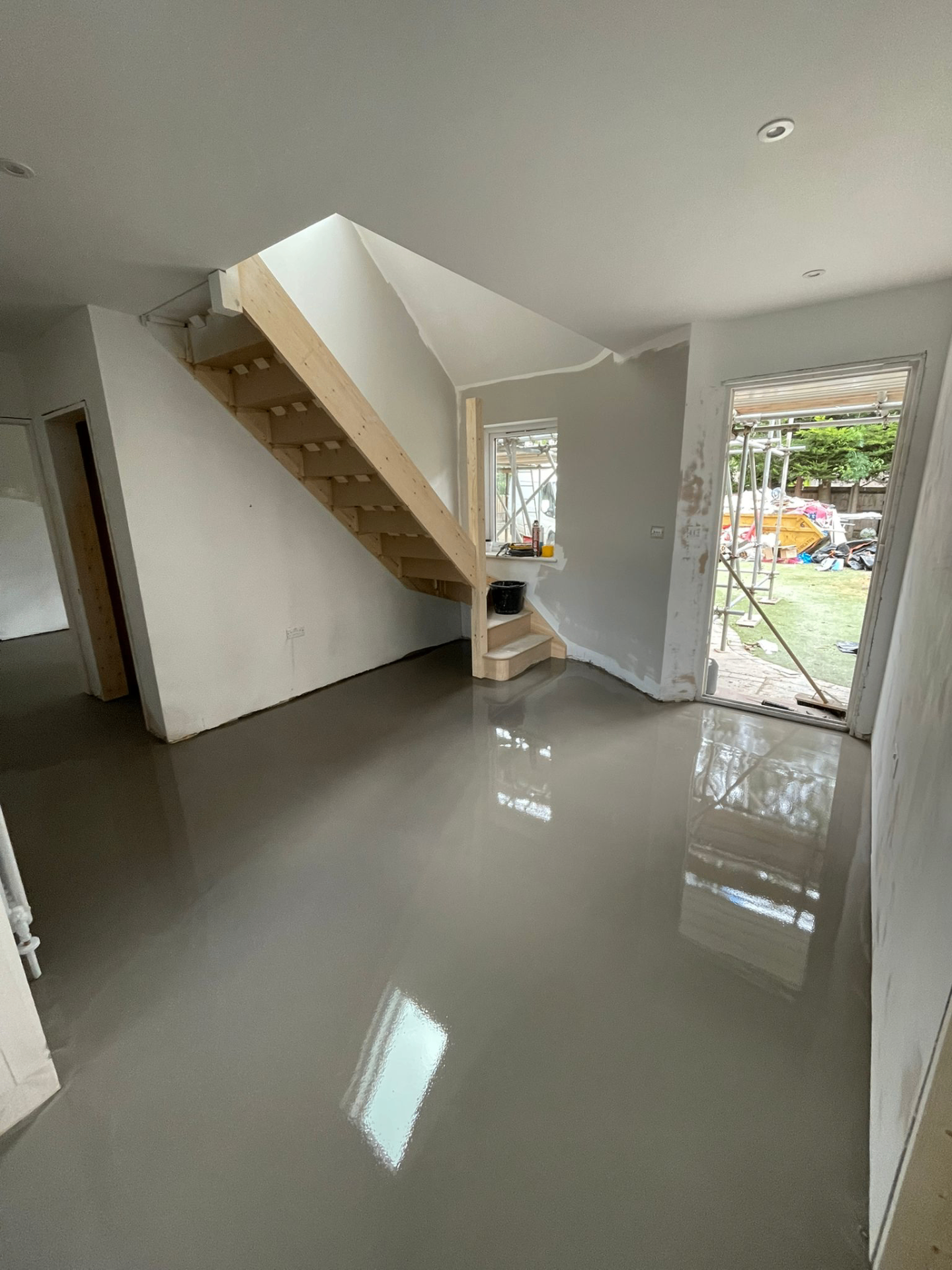 Screed preparation — before